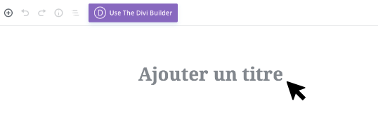 Imprime-écran de comment ajouter un titre sur WordPress